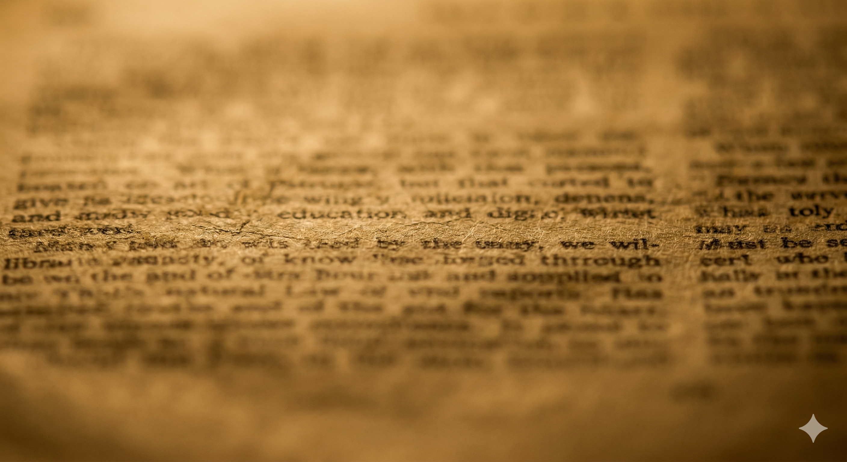 Aged text on paper
